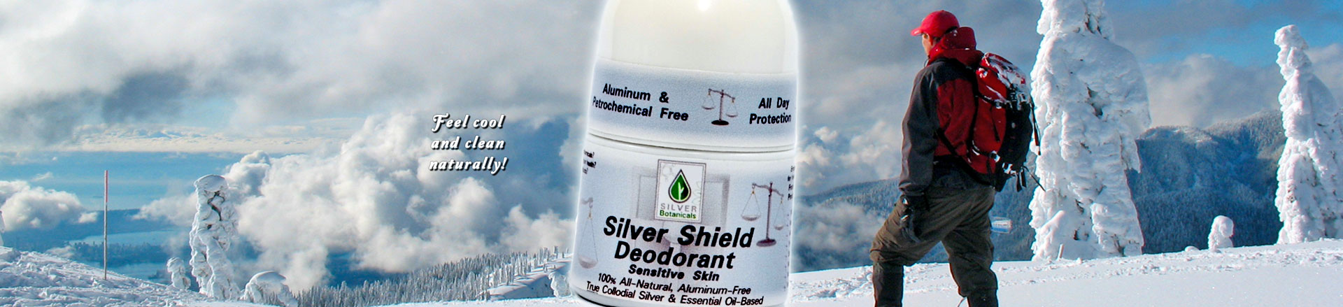 Silver Shield Deodorant - Feel cool and clean naturally!