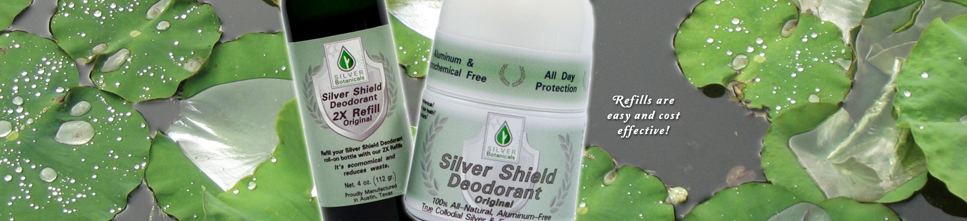Silver Shield Deodorant Refills - Refills are easy and cost effective!