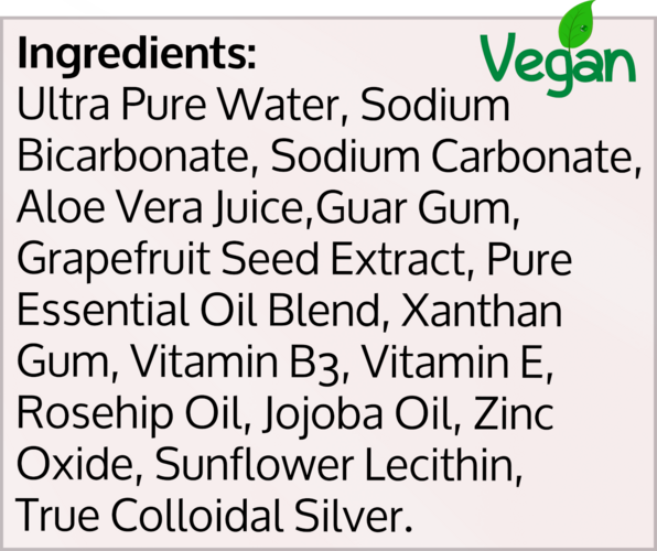 Silver Shield Deodorant - Floral Sensitive Skin Formula Ingredients