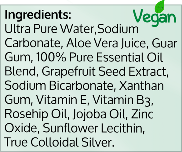 Silver Shield Deodorant - Orginal Formula Ingredients