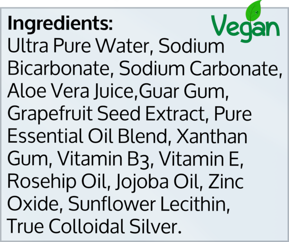 Silver Shield Deodorant - Sensitive Skin Formula Ingredients