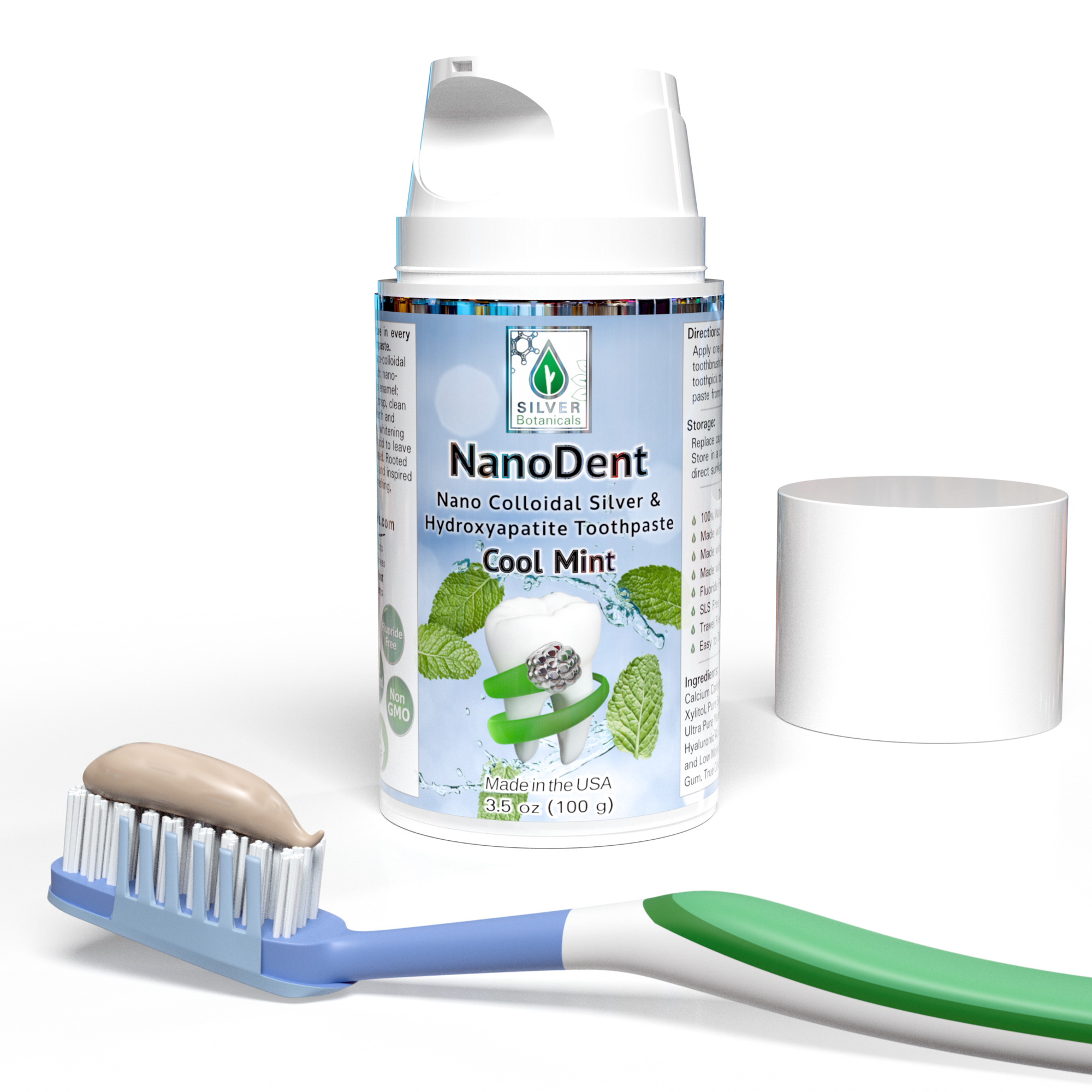 NanoDent on Toothbrush