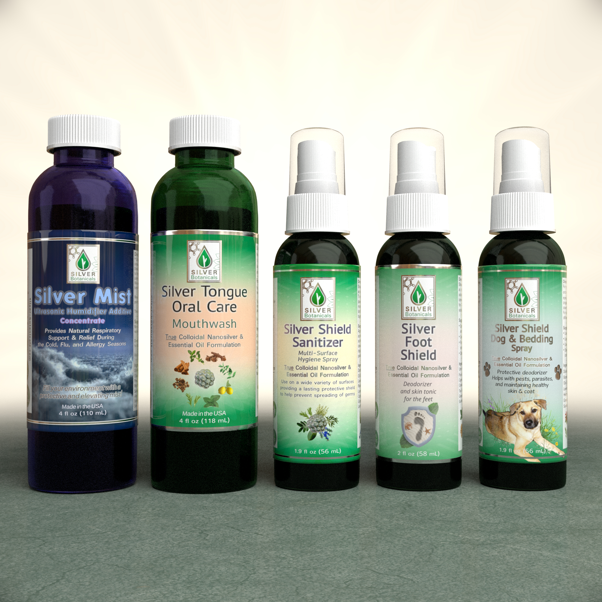 Silver Botanicals Travel Sizes