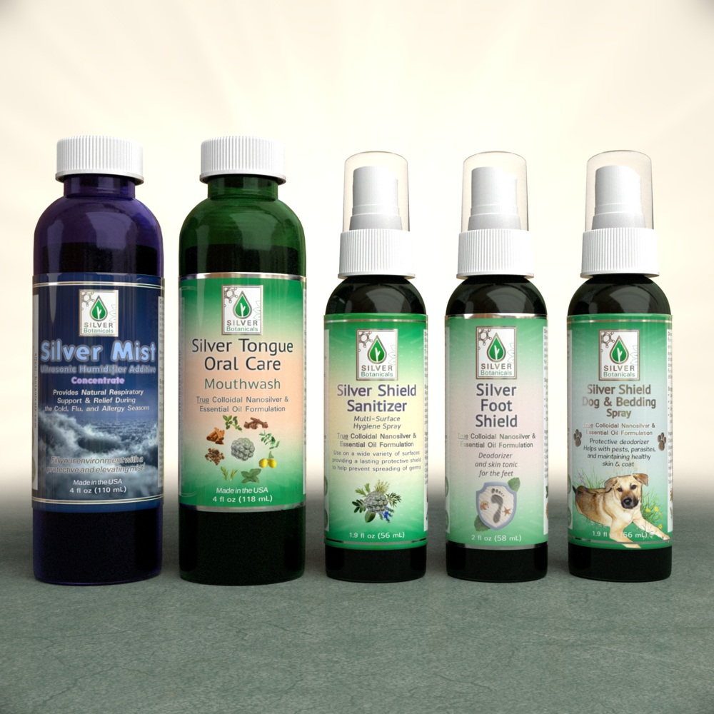 Silver Botanicals Travel/Trial-size Versions Silver Botanicals Travel/Trial-size Versions