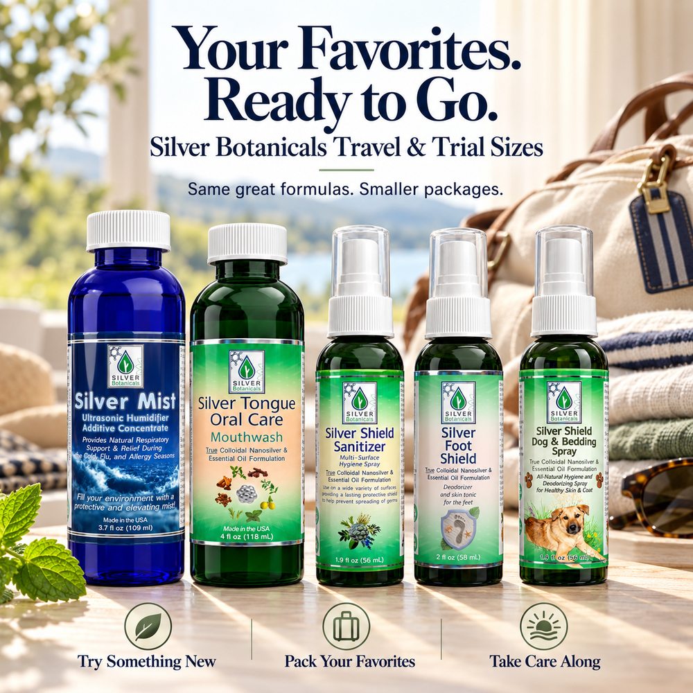 Silver Botanicals Travel/Trial-size Versions