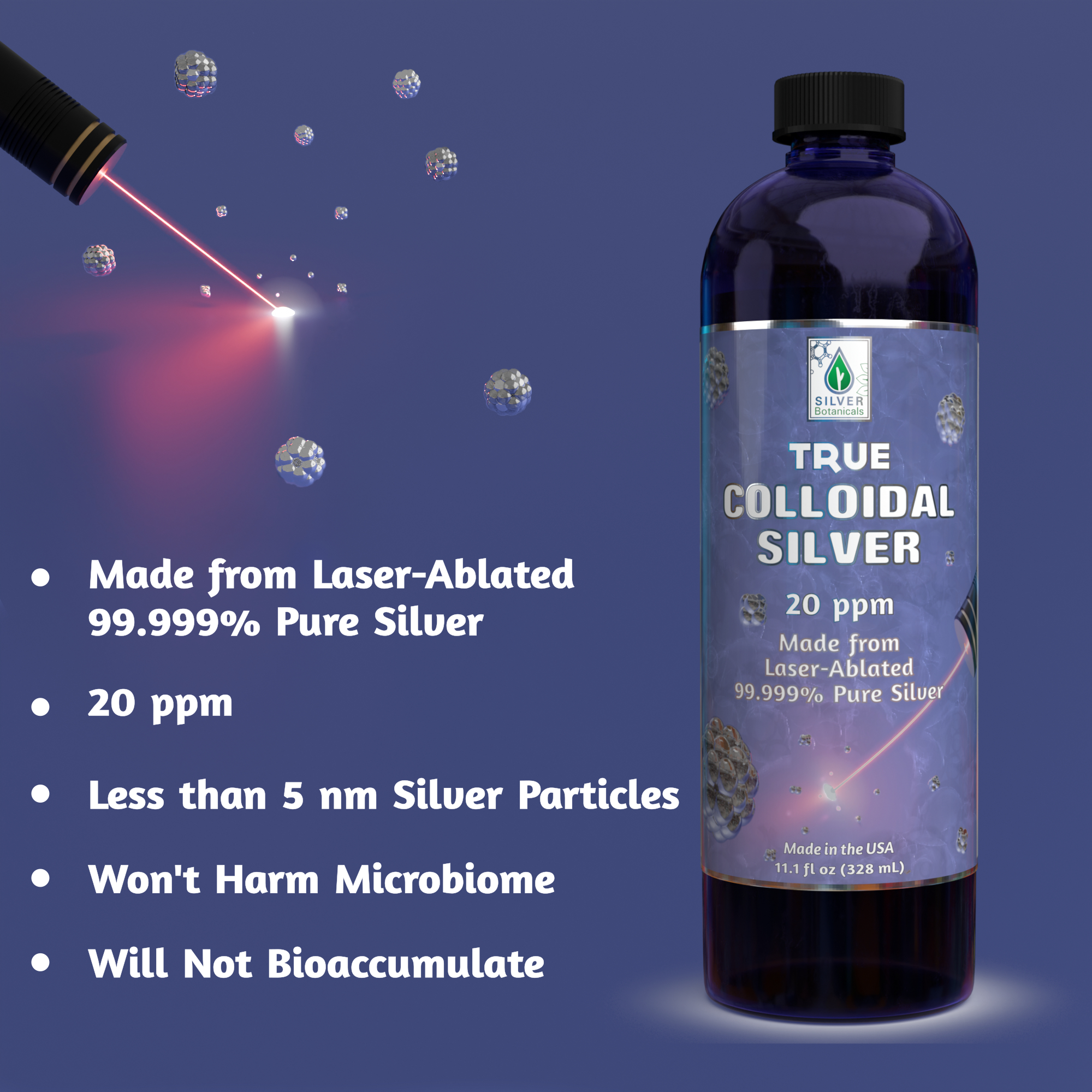 True Colloidal Silver with Benefits List