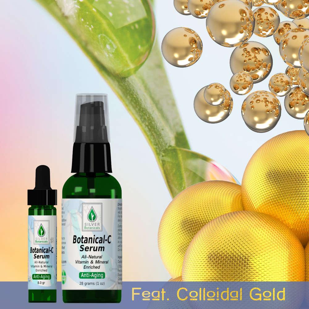 Botanical-C Serum Featuring Colloidal Gold