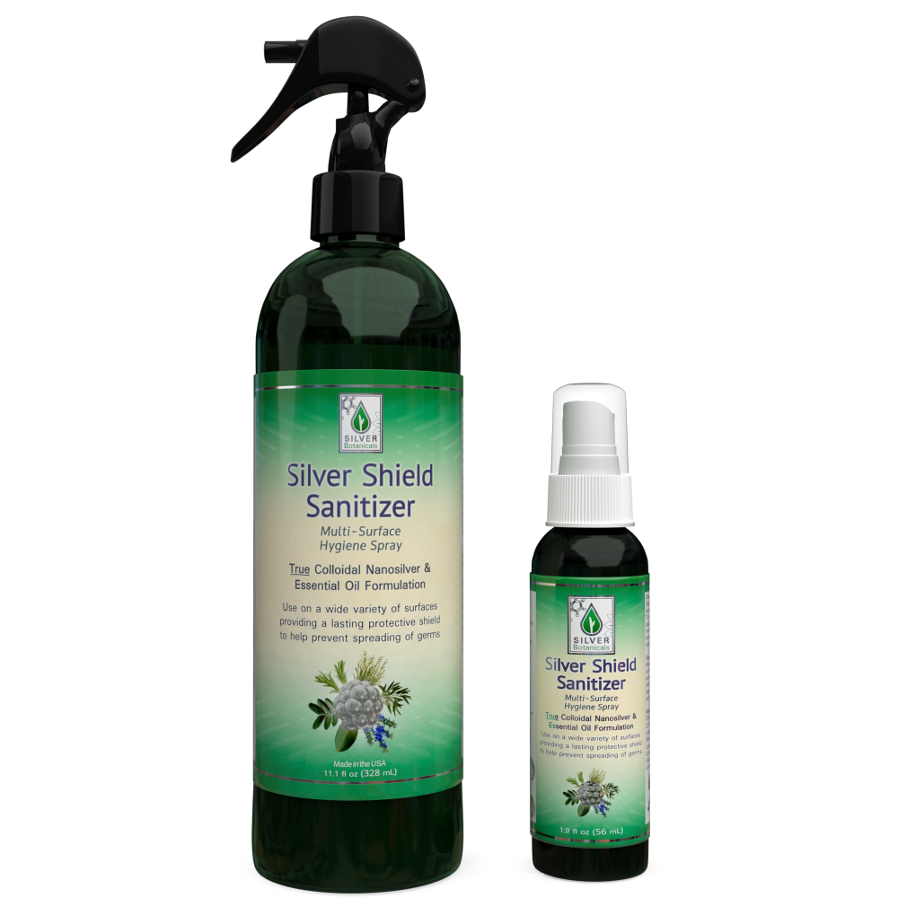 Silver Shield Sanitizer 12 oz. & 2 oz.