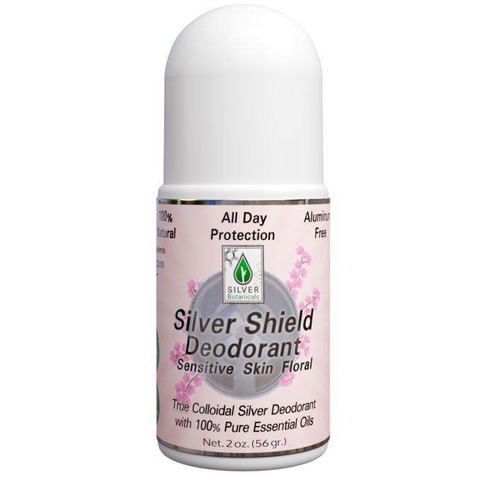 Silver Shield Deodorant - Floral, Sensitive Skin, Roll-on - Previous Generation Bottle