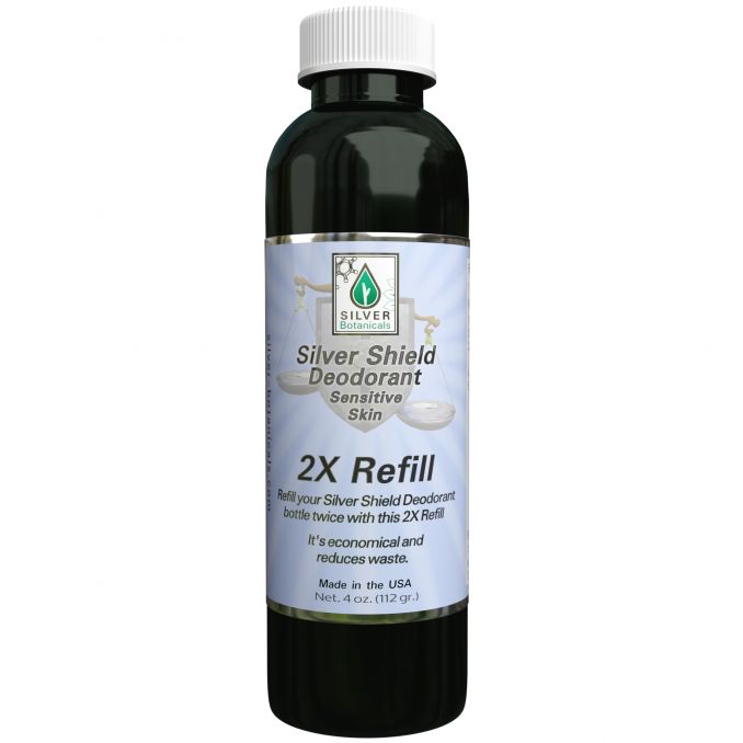 Silver Shield Deodorant - Sensitive Skin, 2X Refill