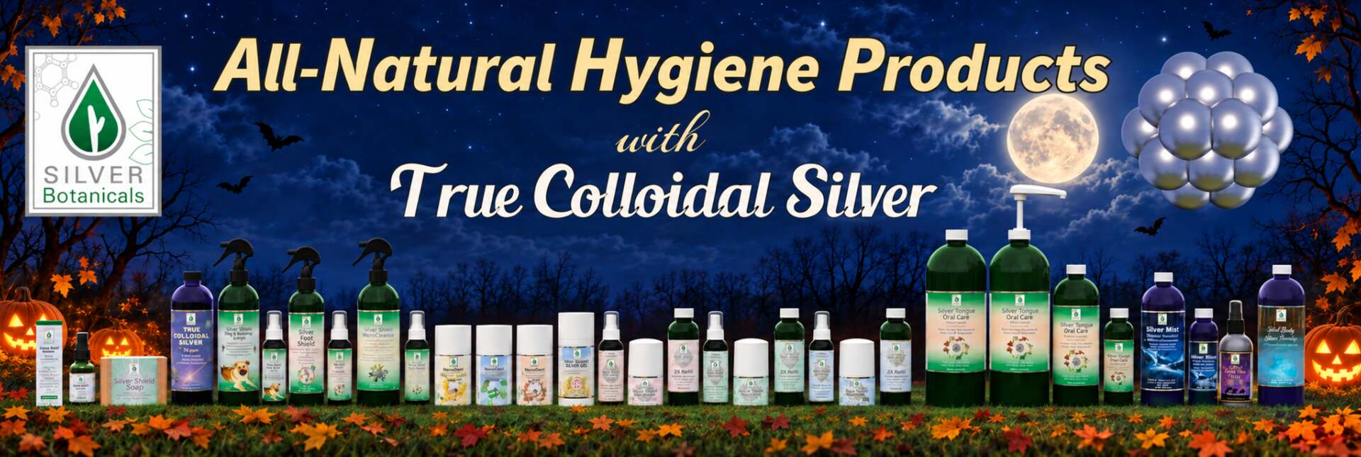 Silver Botanicals Family of Products Silver Botanicals Family of Products
