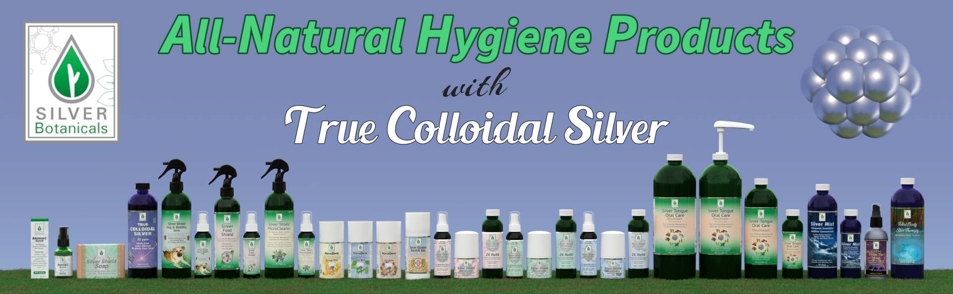 Silver Botanicals Family of Products