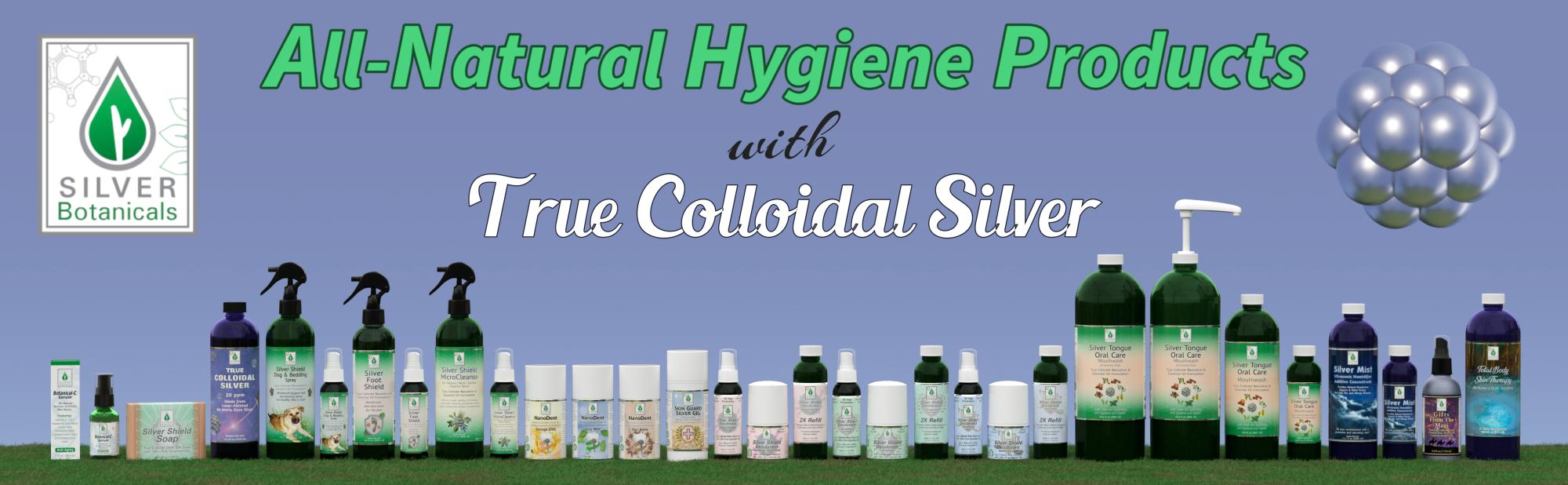 Silver Botanicals Family of Products