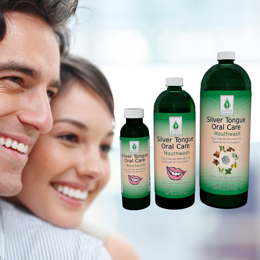 True Colloidal Silver & Essential Oils Mouthwash / Oral Care Series / Products Silver Botanicals